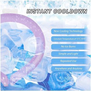 Cooling Neck Band โ Reusable Instant Cool Neck Wrap for Heat Relief
