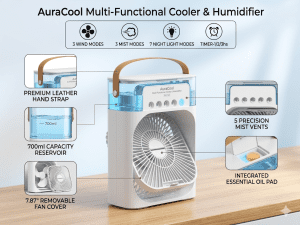 Portable Mini Cooling Fan with Humidifier